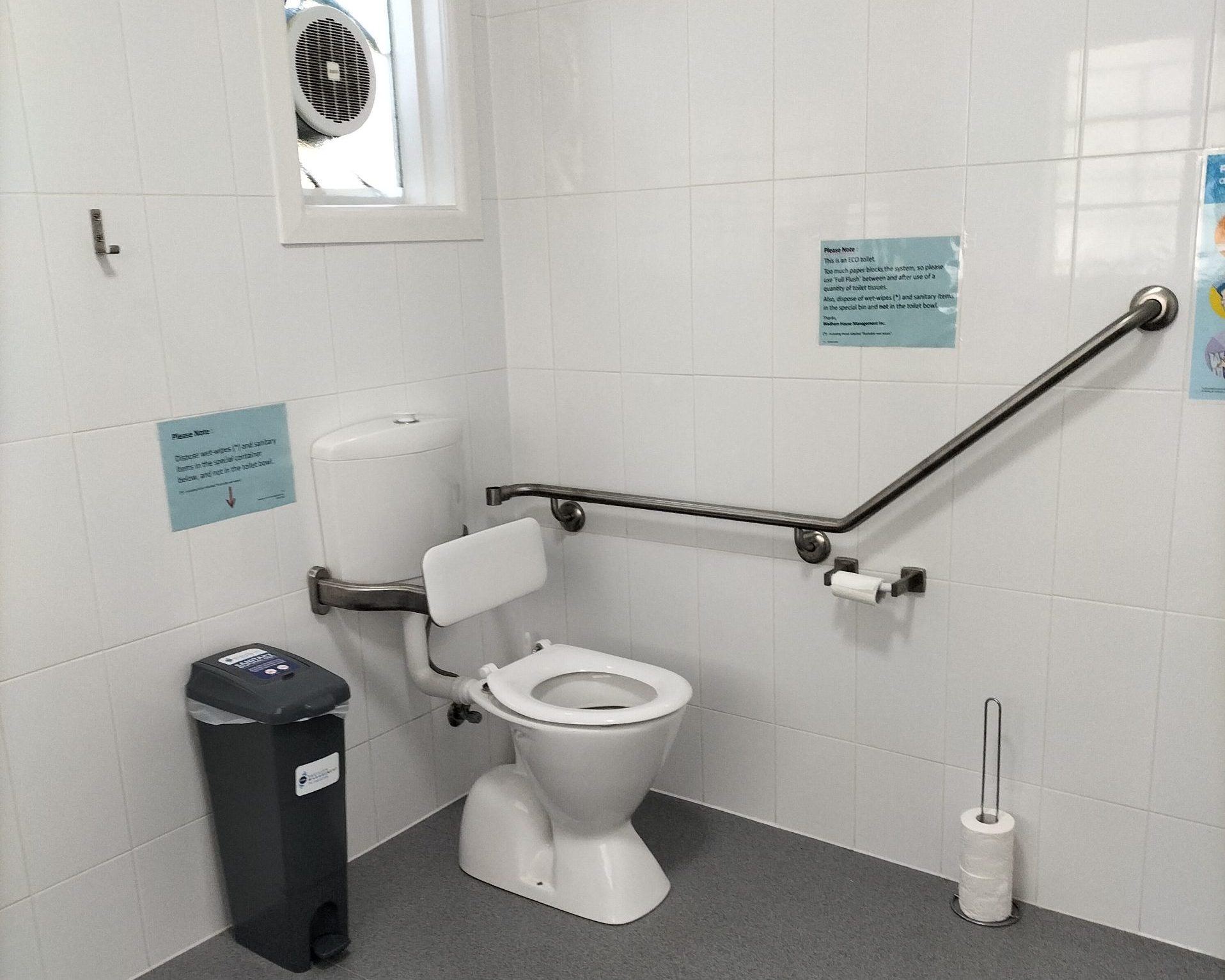 Wadham House Bathrooms are wheelchair accessible